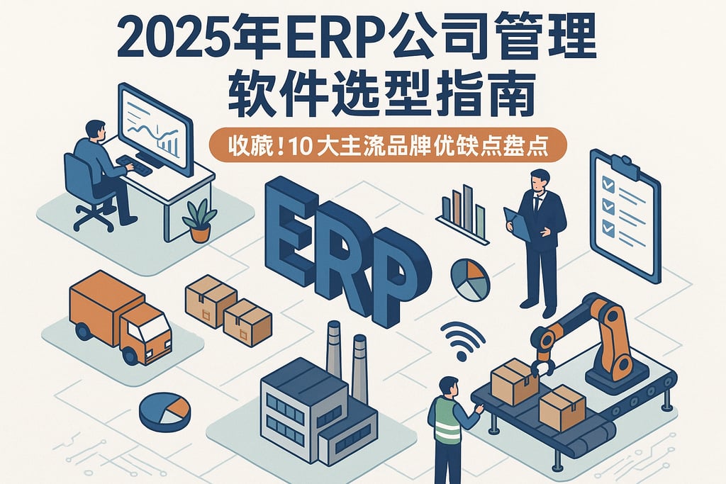 2025年erp公司管理软件选型指南，收藏！10大主流品牌优缺点盘点