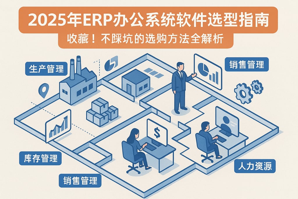 2025年erp办公系统软件选型指南，收藏！不踩坑的选购方法全解析