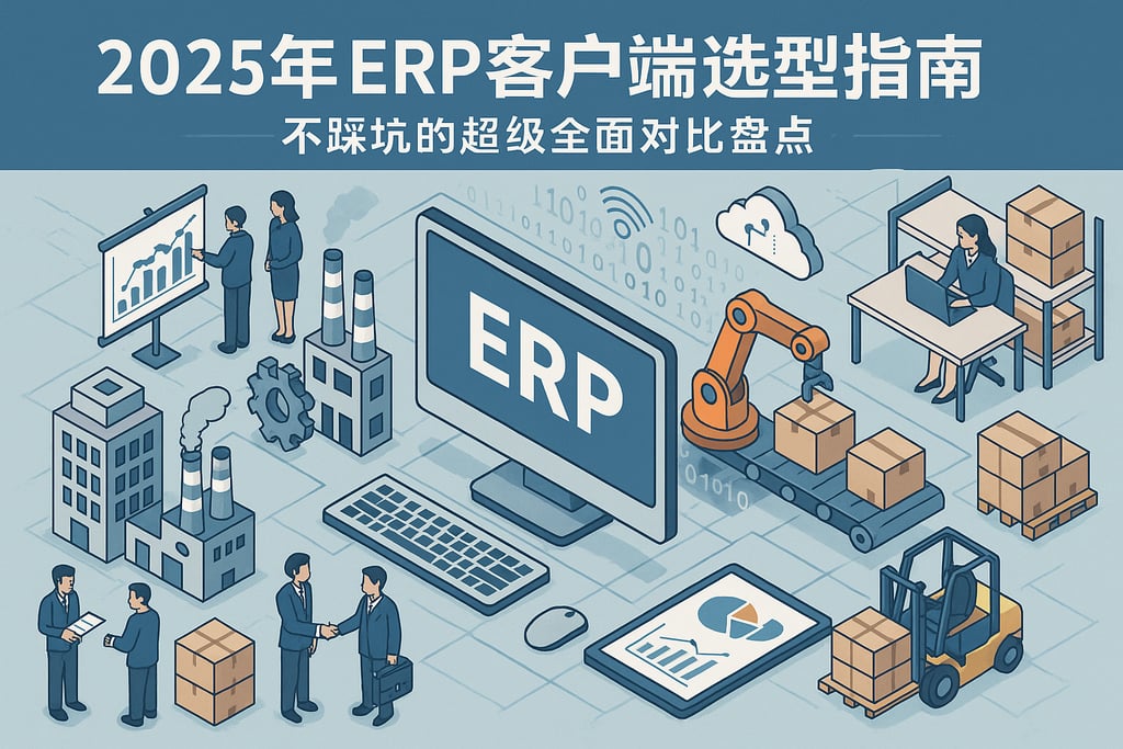 2025年erp客户端选型指南，不踩坑的超级全面对比盘点