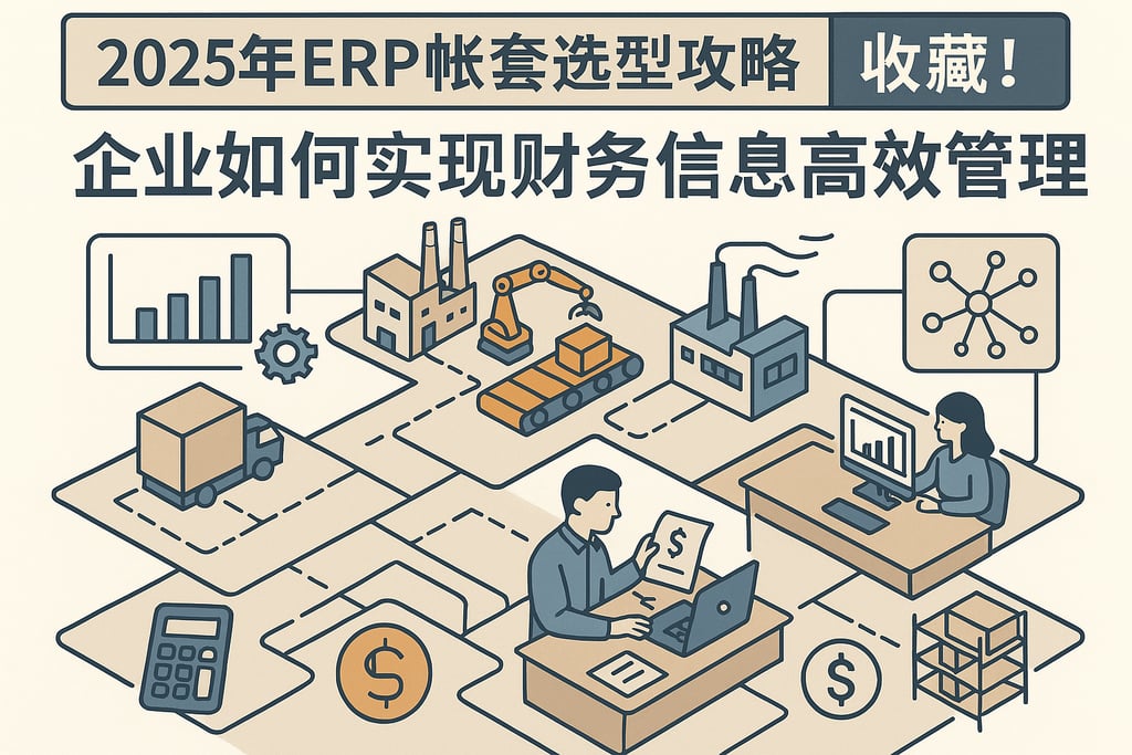2025年erp帐套选型攻略，收藏！企业如何实现财务信息高效管理