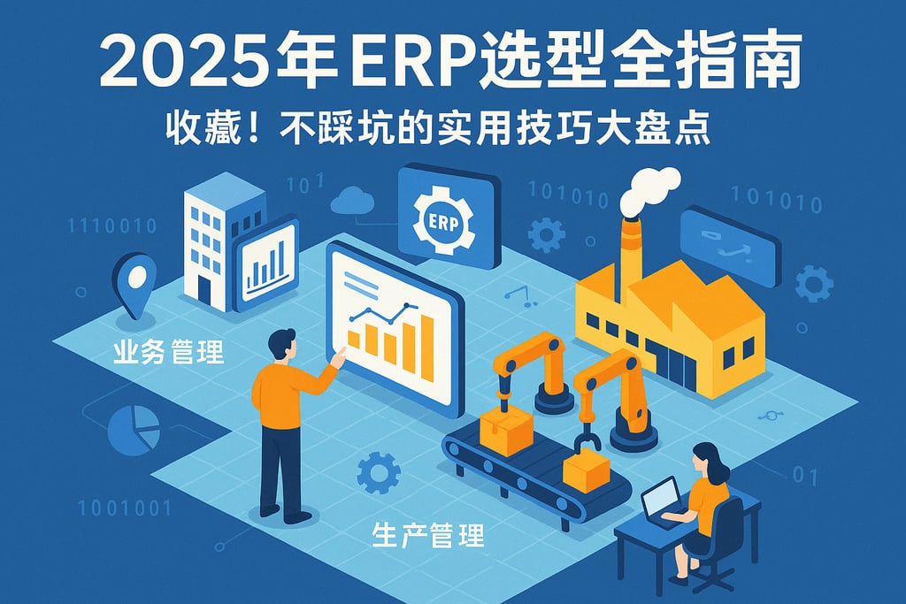 2025年erp应用师选型全指南，收藏！不踩坑的实用技巧大盘点