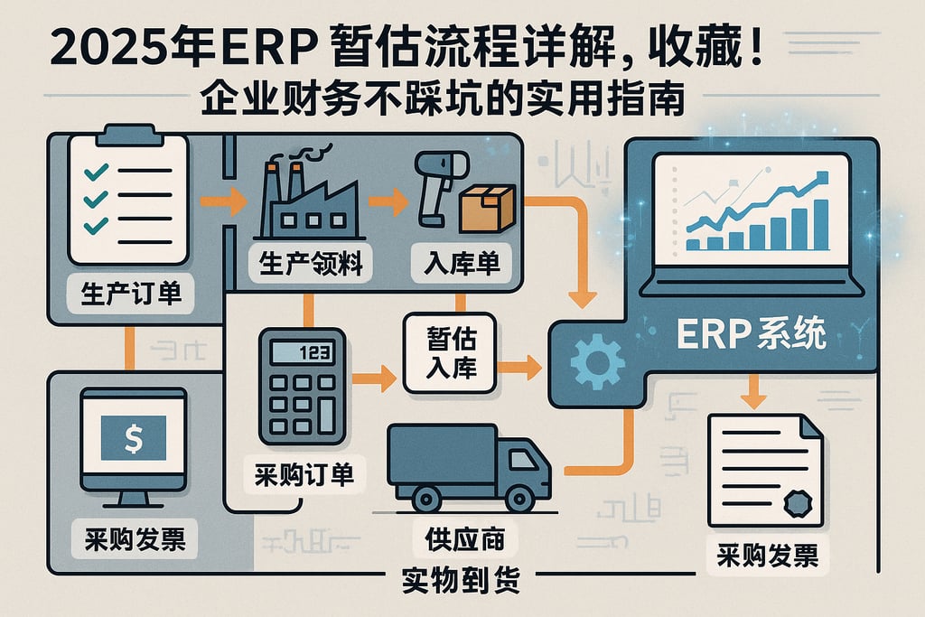 2025年erp暂估流程详解，收藏！企业财务不踩坑的实用指南