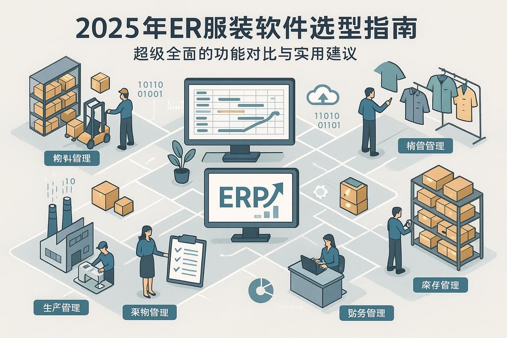 2025年erp服装软件选型指南，超级全面的功能对比与实用建议