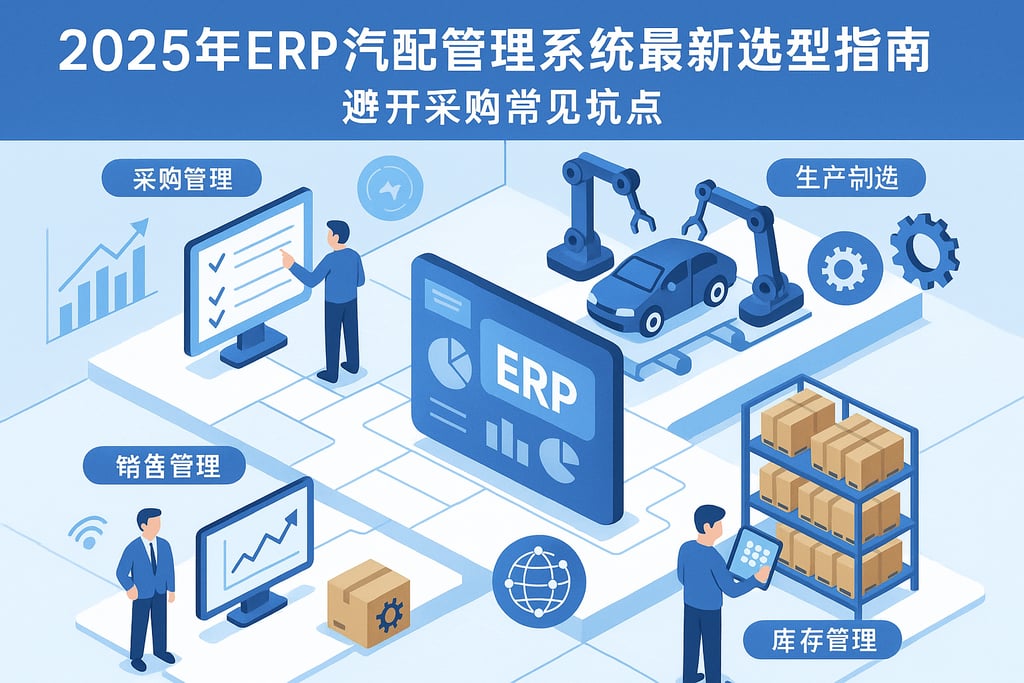 2025年erp汽配管理系统最新选型指南，收藏！避开采购常见坑点