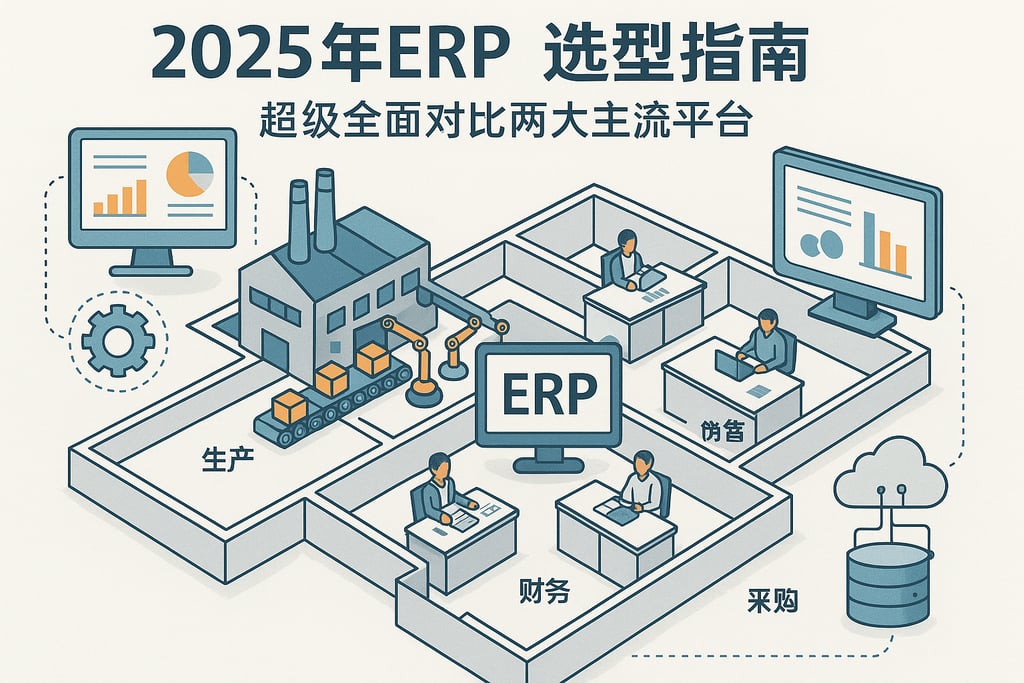 2025年erp演示选型指南，超级全面对比两大主流平台