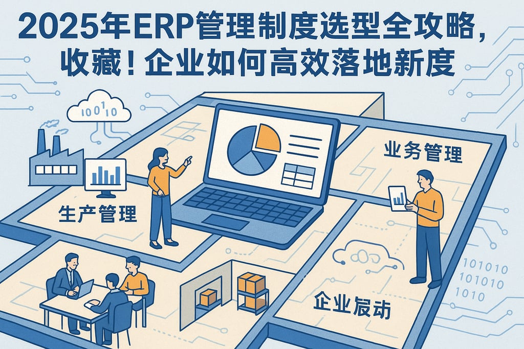 2025年erp管理制度选型全攻略，收藏！企业如何高效落地新制度