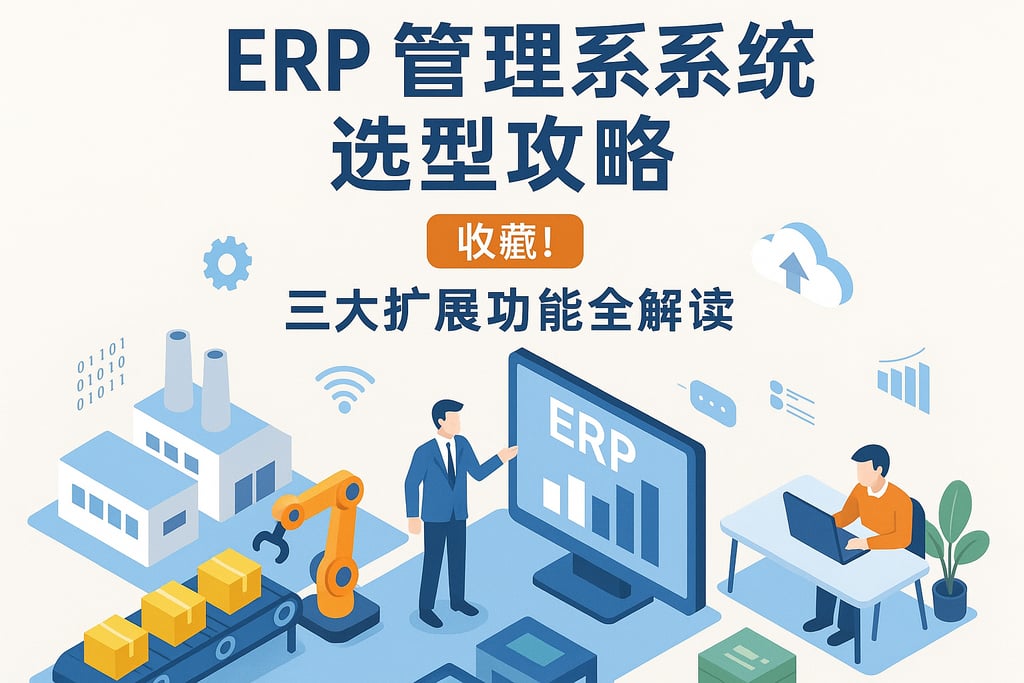 2025年erp管理系统选型攻略，收藏！三大扩展功能全解读