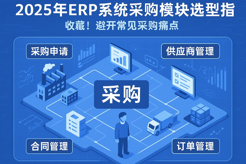 2025年erp系统采购模块选型指南，收藏！避开常见采购痛点
