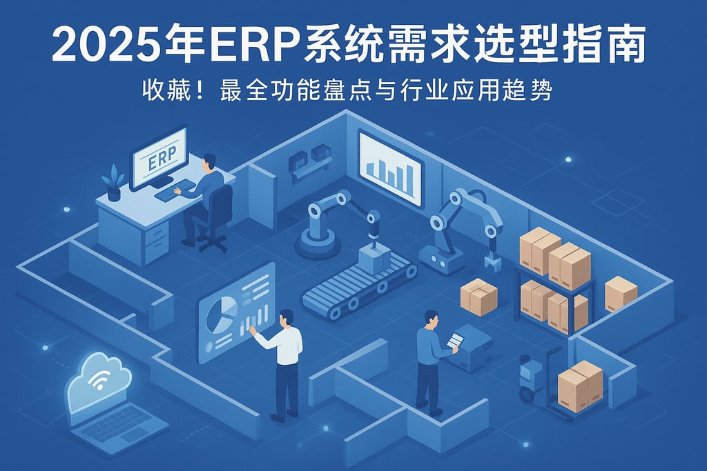 2025年erp系统需求选型指南，收藏！最全功能盘点与行业应用趋势