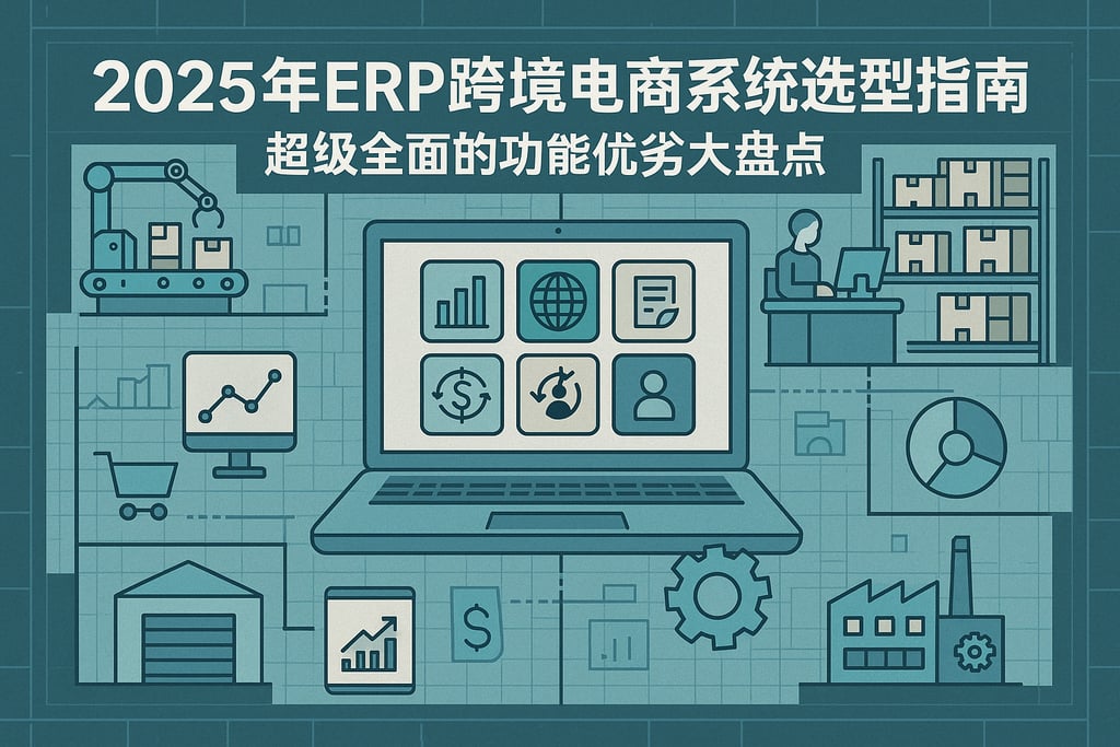 2025年erp跨境电商系统选型指南，超级全面的功能优劣大盘点