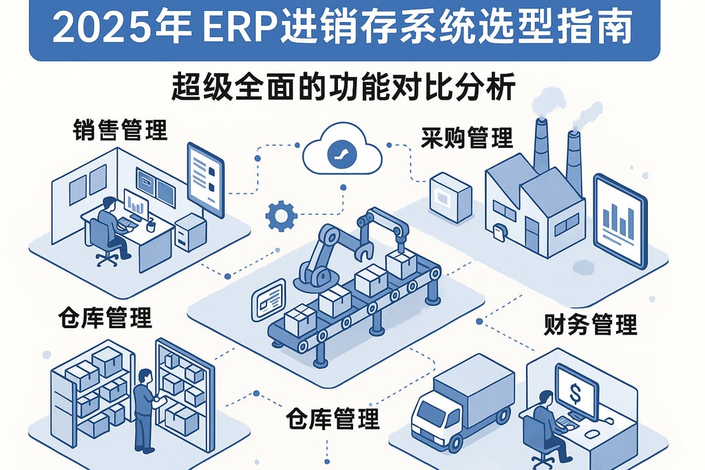 2025年erp进销存系统选型指南，收藏！超级全面的功能对比分析