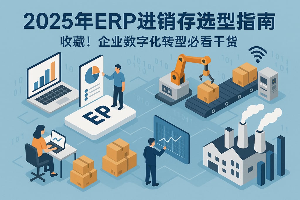 2025年erp进销存选型指南，收藏！企业数字化转型必看干货