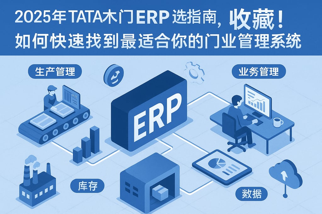 2025年tata木门erp选型指南，收藏！如何快速找到最适合你的门业管理系统