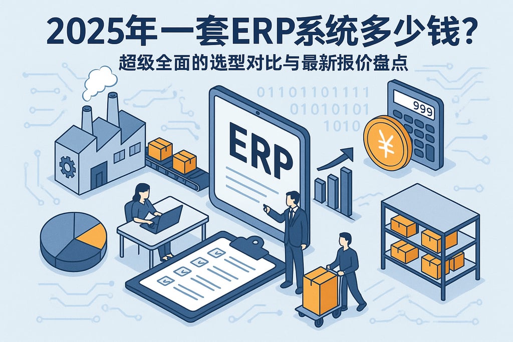 2025年一套ERP系统多少钱？超级全面的选型对比与最新报价盘点