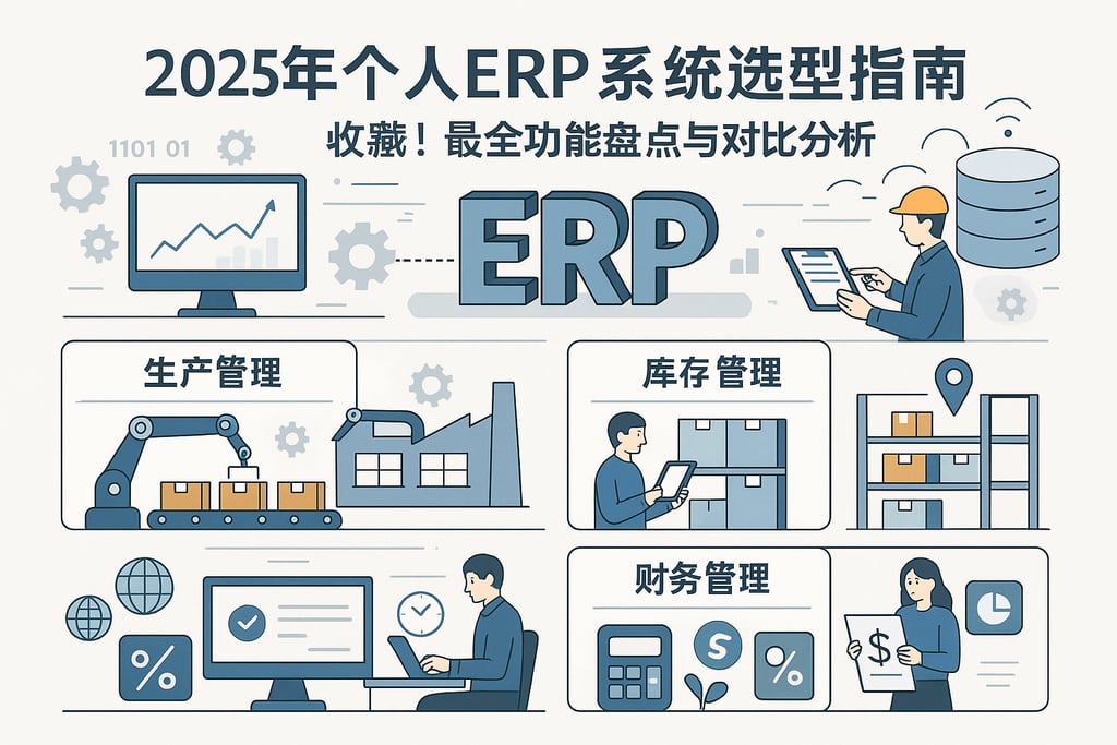 2025年个人erp系统选型指南，收藏！最全功能盘点与对比分析