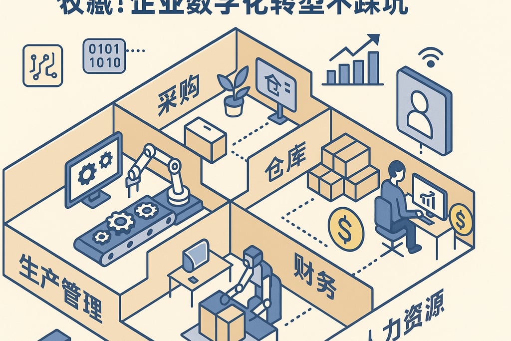 2025年主流ERP系统选型指南，收藏！企业数字化转型不踩坑