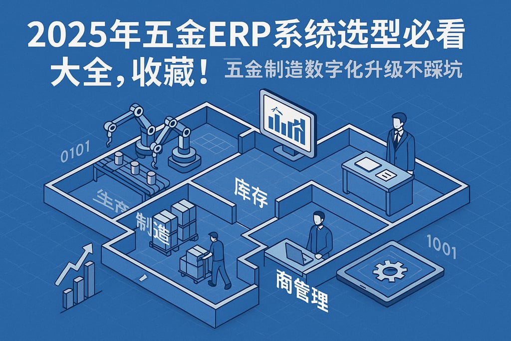 2025年五金ERP系统选型必看大全，收藏！五金制造数字化升级不踩坑