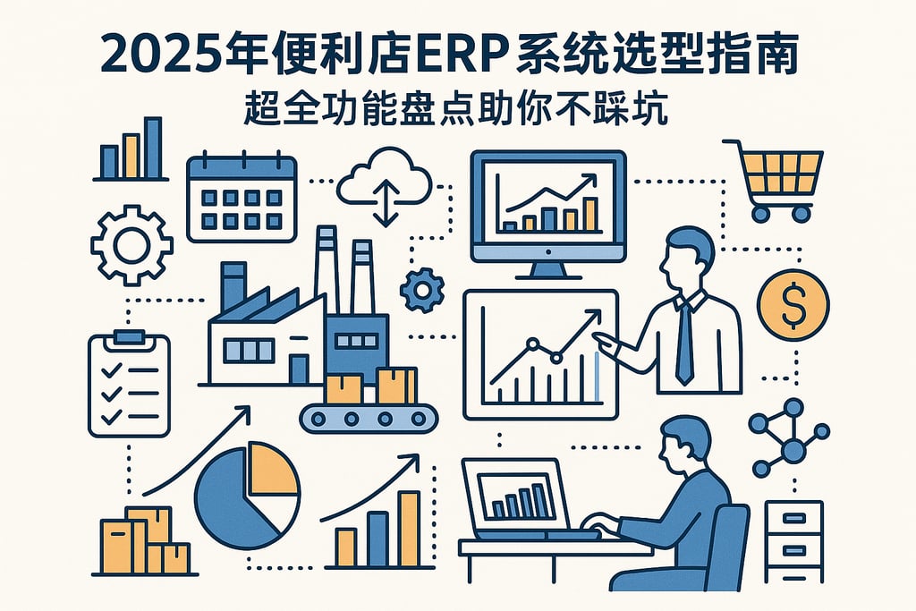 2025年便利店ERP系统选型指南，超全功能盘点助你不踩坑