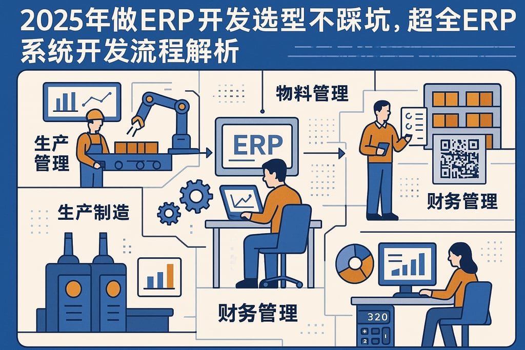 2025年做ERP开发选型不踩坑，超全ERP系统开发流程解析