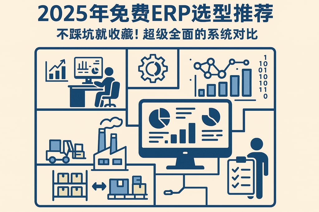 2025年免费ERP选型推荐，不踩坑就收藏！超级全面的系统对比