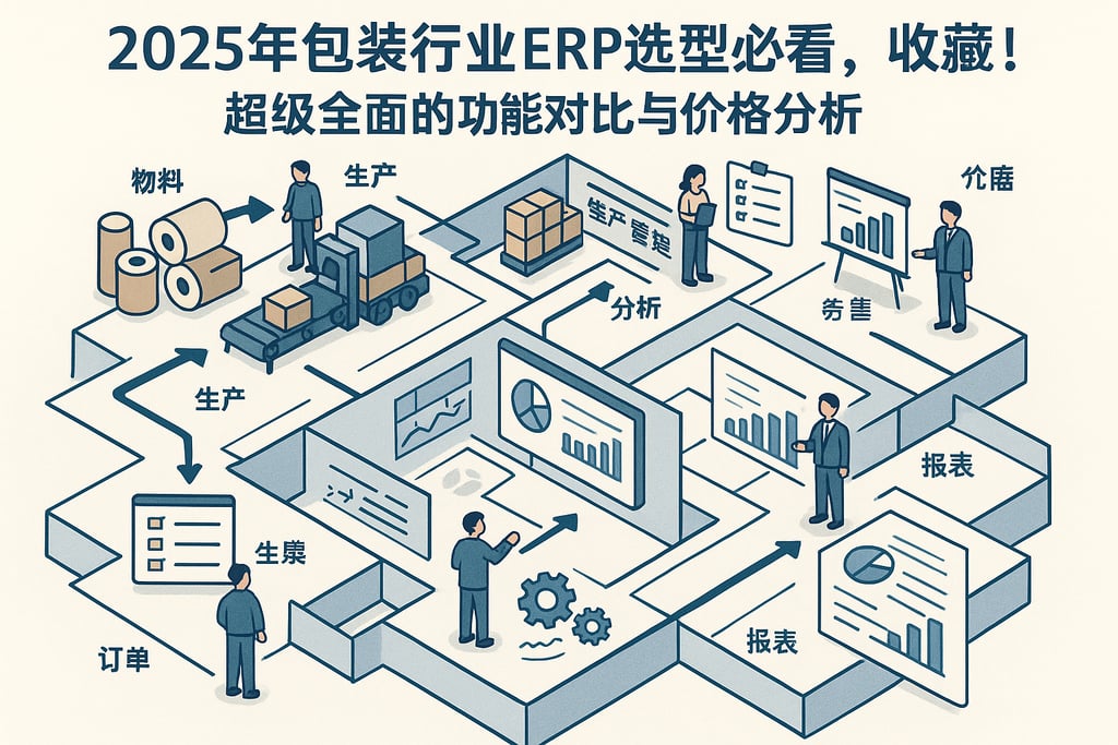 2025年包装行业erp选型必看，收藏！超级全面的功能对比与价格分析