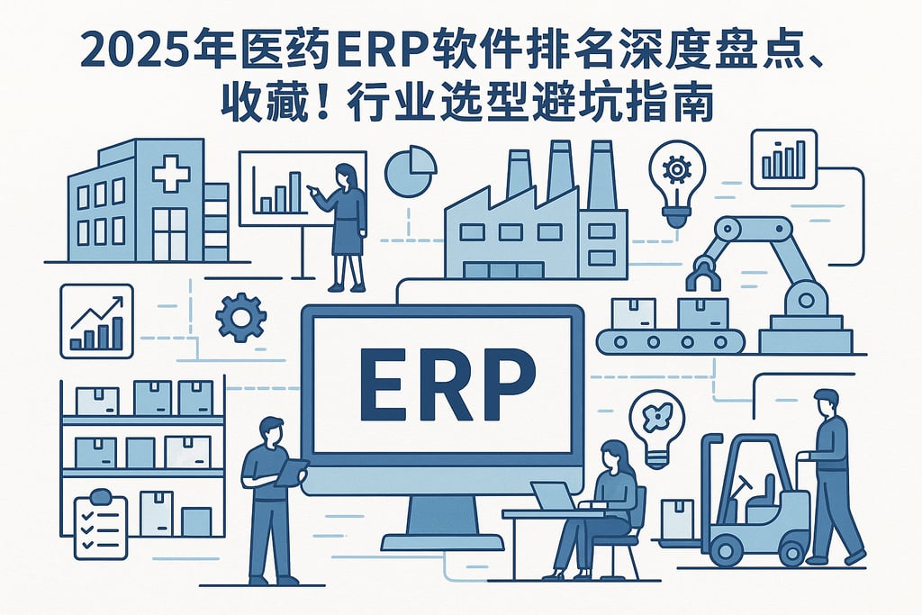 2025年医药ERP软件排名深度盘点，收藏！行业选型避坑指南