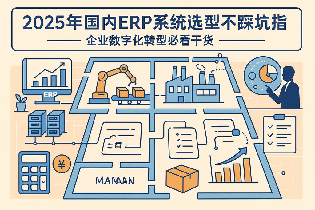 2025年国内ERP系统选型不踩坑指南，企业数字化转型必看干货
