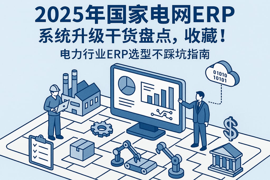 2025年国家电网ERP系统升级干货盘点，收藏！电力行业ERP选型不踩坑指南