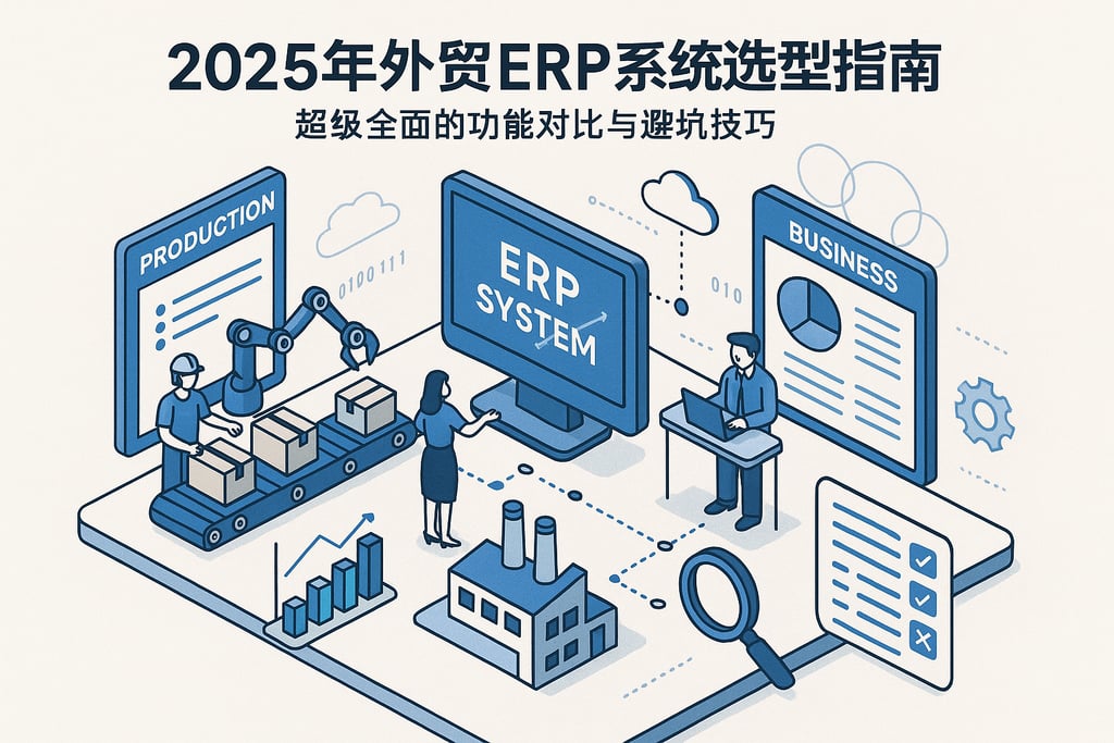 2025年外贸ERP系统选型指南，超级全面的功能对比与避坑技巧