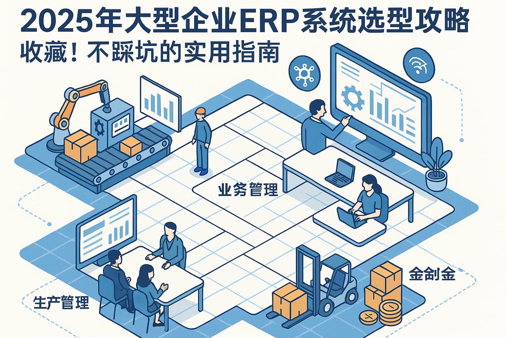 2025年大型企业ERP系统选型攻略，收藏！不踩坑的实用指南