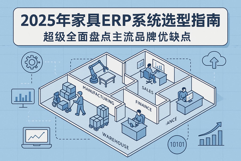 2025年家具ERP系统选型指南，超级全面盘点主流品牌优缺点
