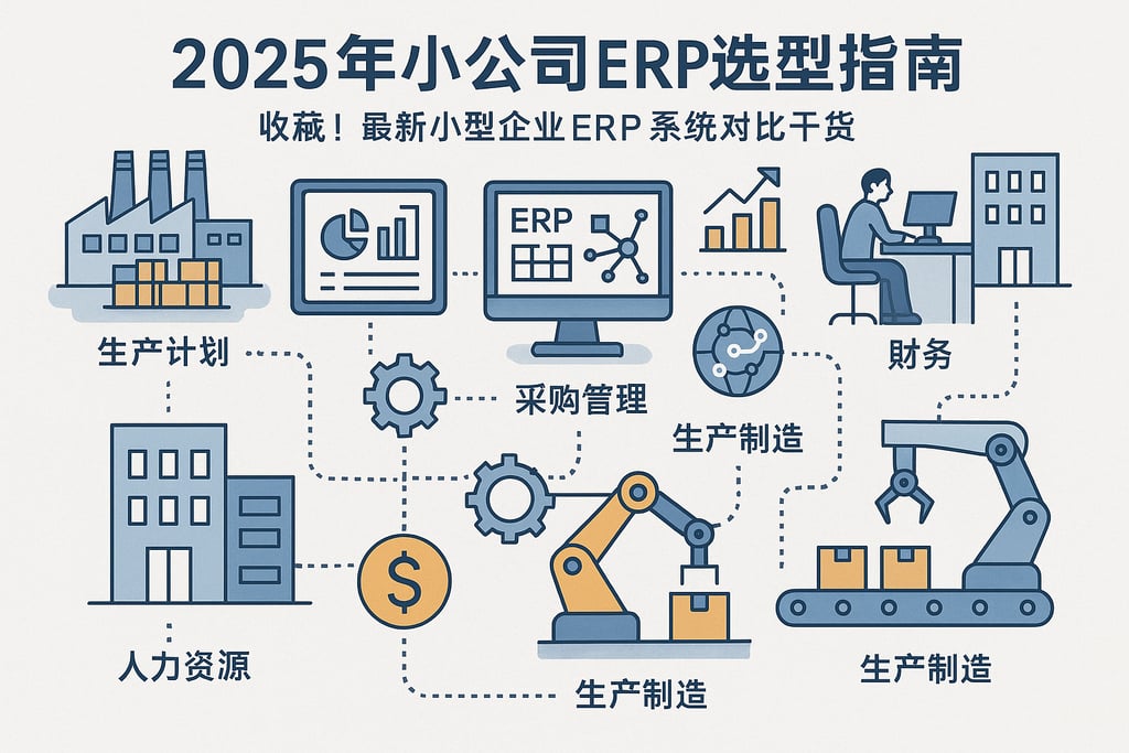 2025年小公司ERP选型指南，收藏！最新小型企业ERP系统对比干货