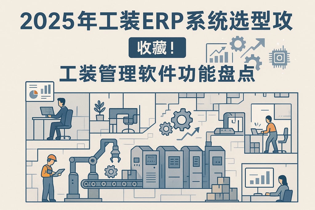 2025年工装ERP系统选型攻略，收藏！工装管理软件功能盘点