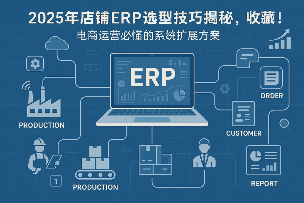 2025年店铺erp选型技巧揭秘，收藏！电商运营必懂的系统扩展方案