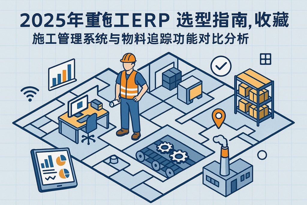 2025年施工erp选型指南，收藏！施工管理系统与物料追踪功能对比分析