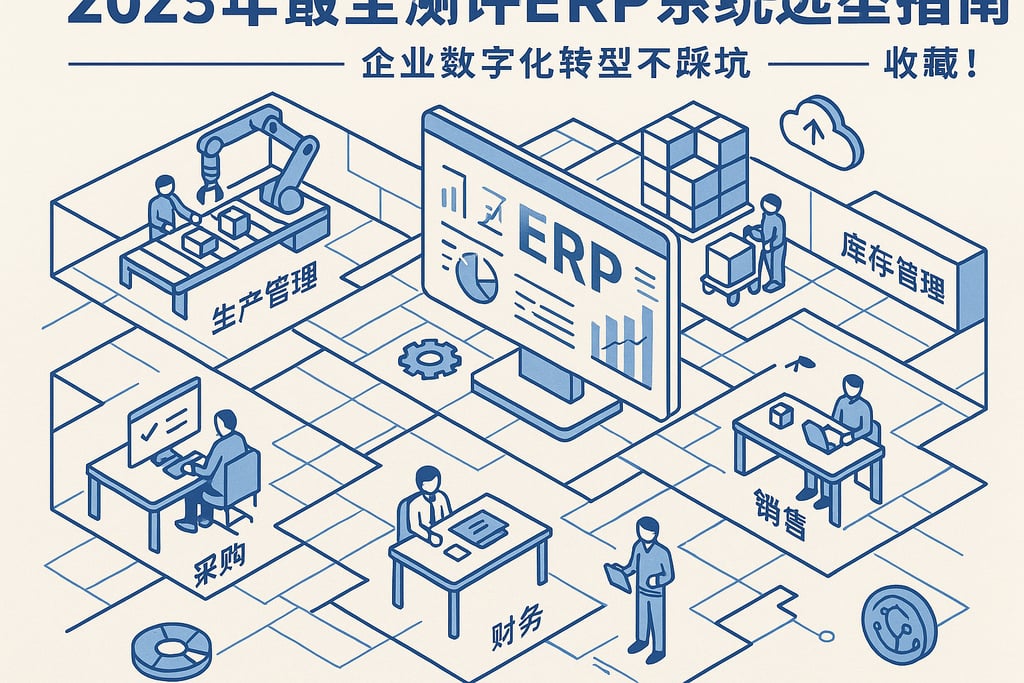 2025年最全测评erp系统方案选型指南，收藏！企业数字化转型不踩坑