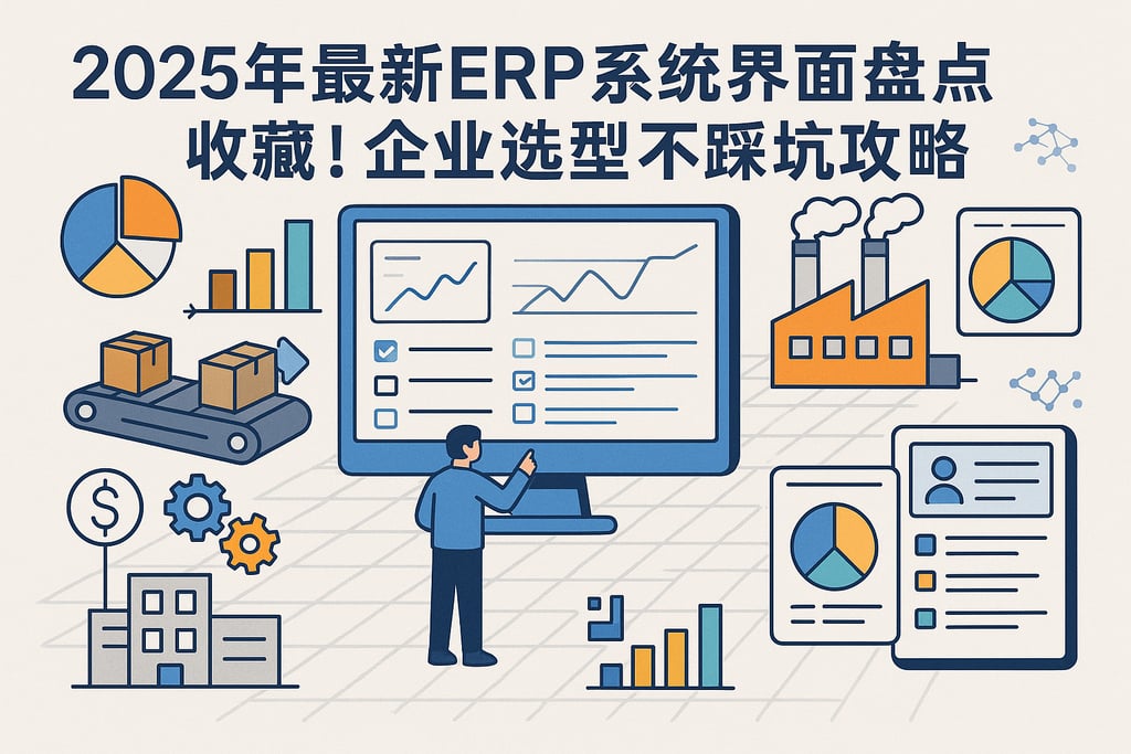 2025年最新ERP系统界面盘点，收藏！企业选型不踩坑攻略