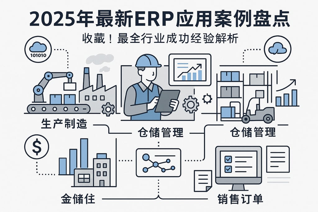 2025年最新erp应用案例盘点，收藏！最全行业成功经验解析