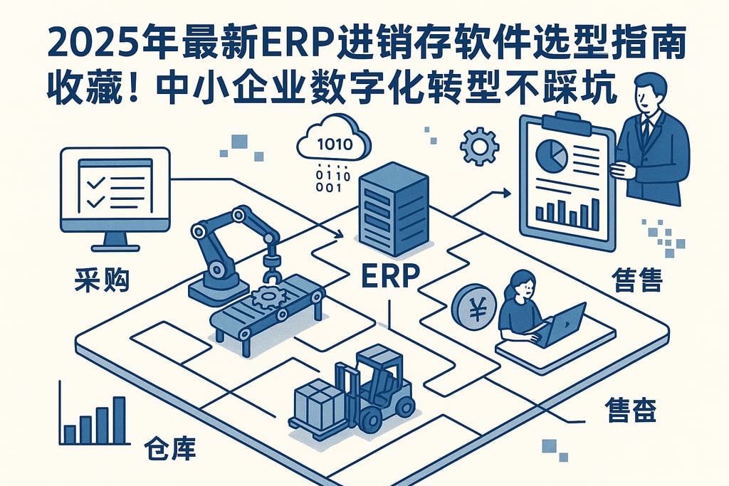 2025年最新erp进销存软件选型指南，收藏！中小企业数字化转型不踩坑