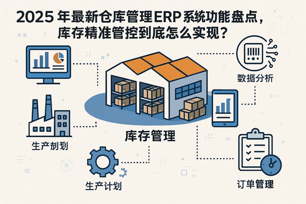 2025年最新仓库管理erp系统功能盘点，库存精准管控到底怎么实现？