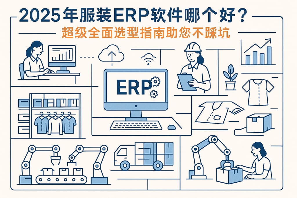 2025年服装ERP软件哪个好？超级全面选型指南助您不踩坑