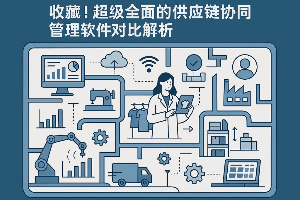 2025年服装生产erp管理系统选型指南，收藏！超级全面的供应链协同管理软件对比解析