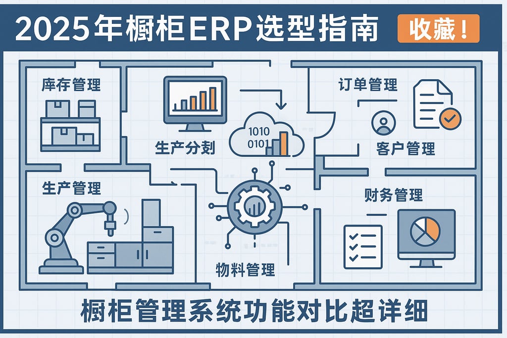 2025年橱柜erp选型指南，收藏！橱柜管理系统功能对比超详细