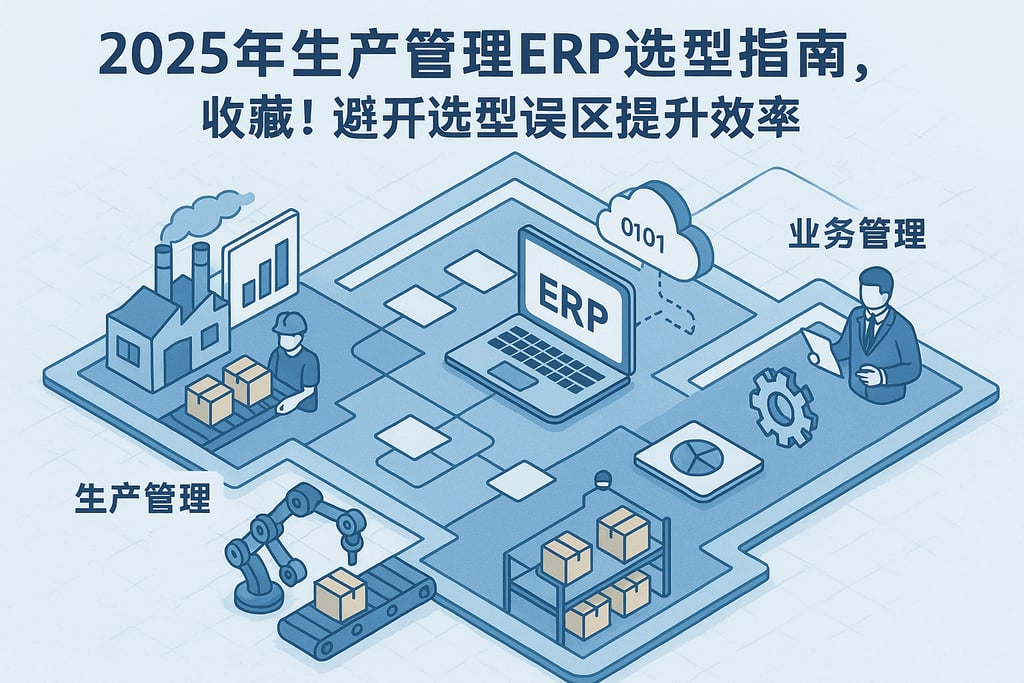 2025年生产管理erp选型指南，收藏！避开选型误区提升效率
