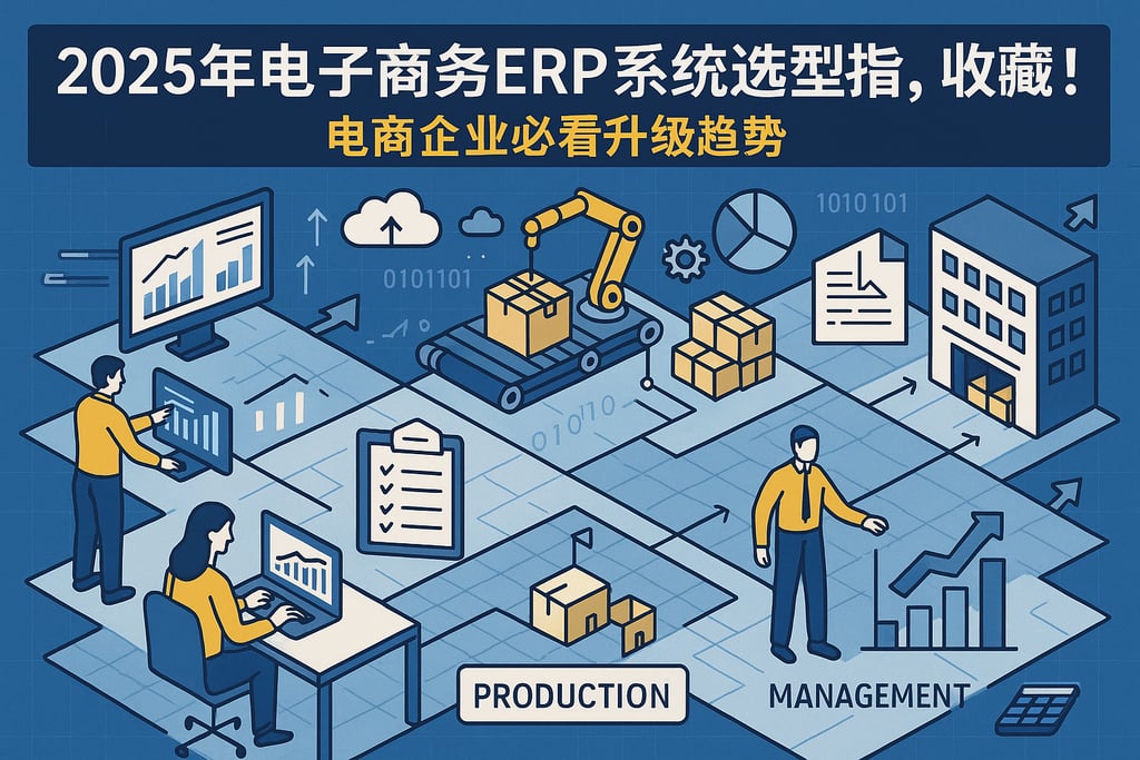 2025年电子商务ERP系统选型指南，收藏！电商企业必看升级趋势