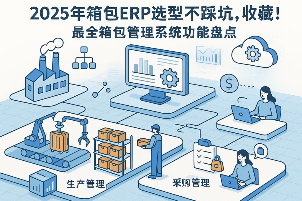 2025年箱包ERP选型不踩坑，收藏！最全箱包管理系统功能盘点