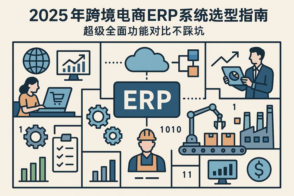 2025年跨境电商erp系统选型指南，超级全面功能对比不踩坑