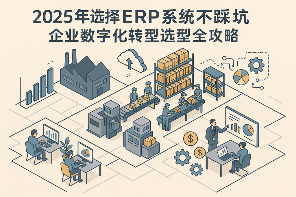 2025年选择ERP系统不踩坑，企业数字化转型选型全攻略
