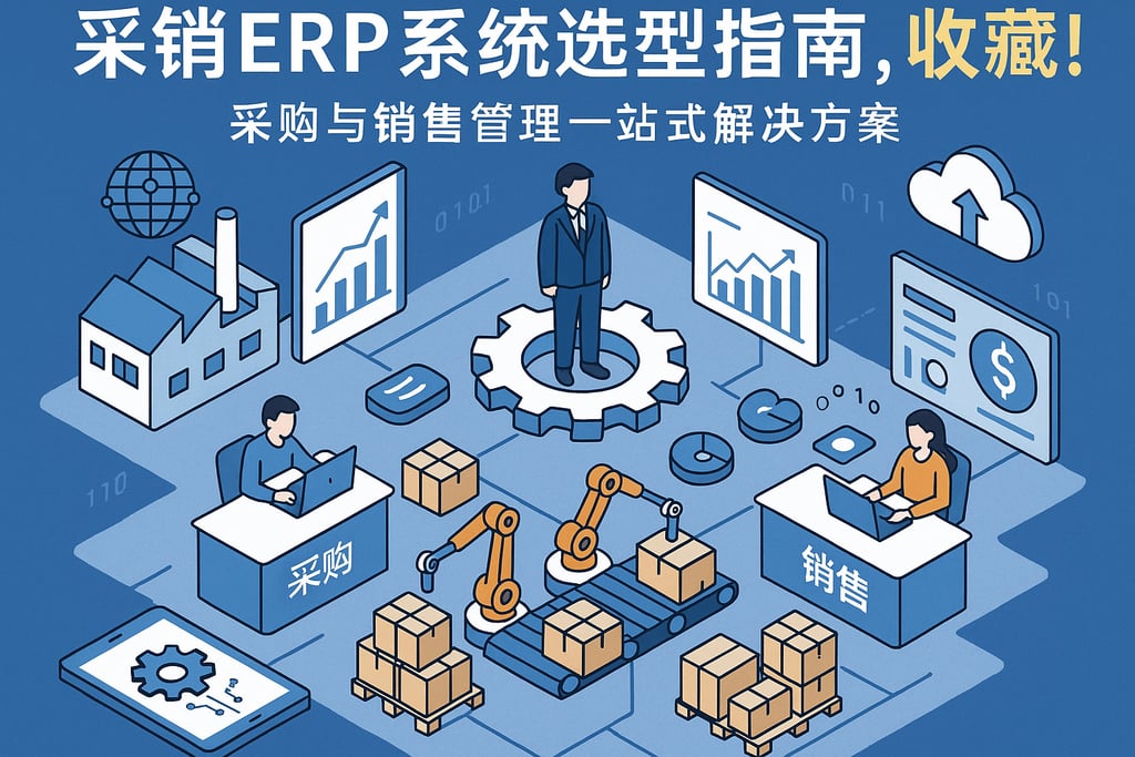 2025年采销erp系统选型指南，收藏！采购与销售管理一站式解决方案