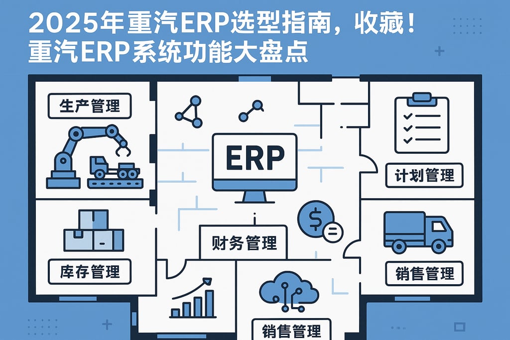 2025年重汽ERP选型指南，收藏！重汽ERP系统功能大盘点